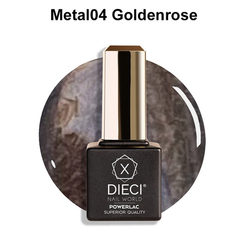 Colore Semipermanente Powerlac Linea Metal Golden Rose