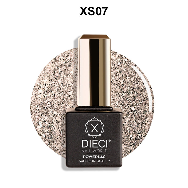 Colore Semipermanente Powerlac Linea Seta Glitter XS