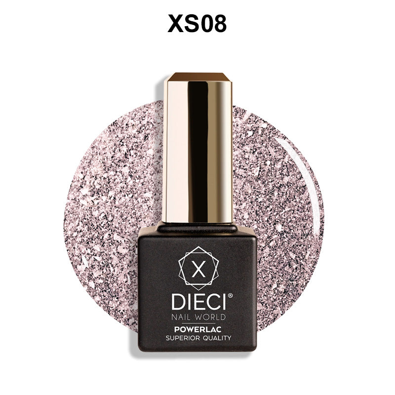 Colore Semipermanente Powerlac Linea Seta Glitter XS