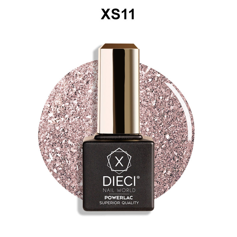 Colore Semipermanente Powerlac Linea Seta Glitter XS